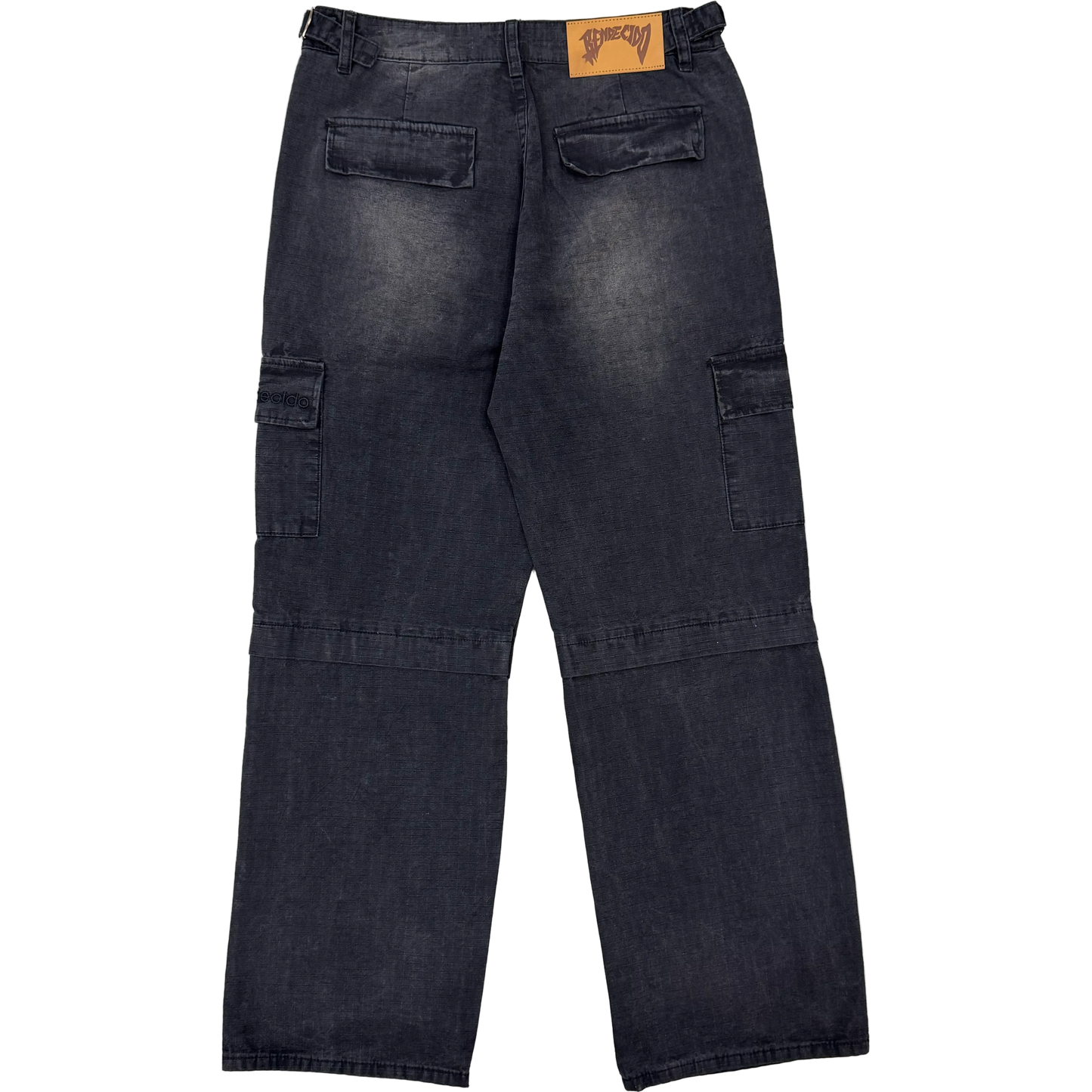 BLACK RIPSTOP CARGOS