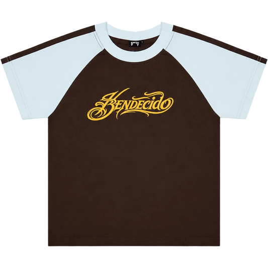 BROWNIE YELLOW CROP TEE