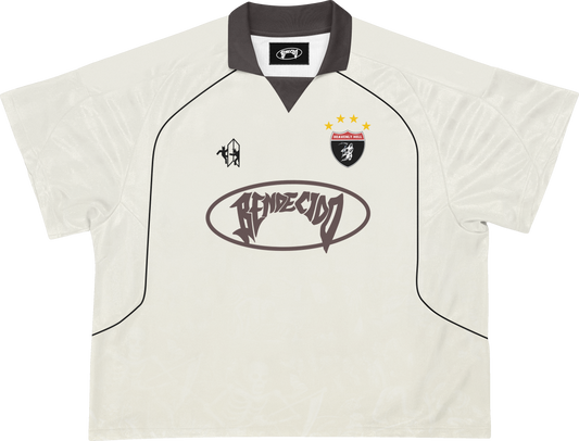 "HEAVENLY HELL" SOCCER JERSEY (BONE WHITE)