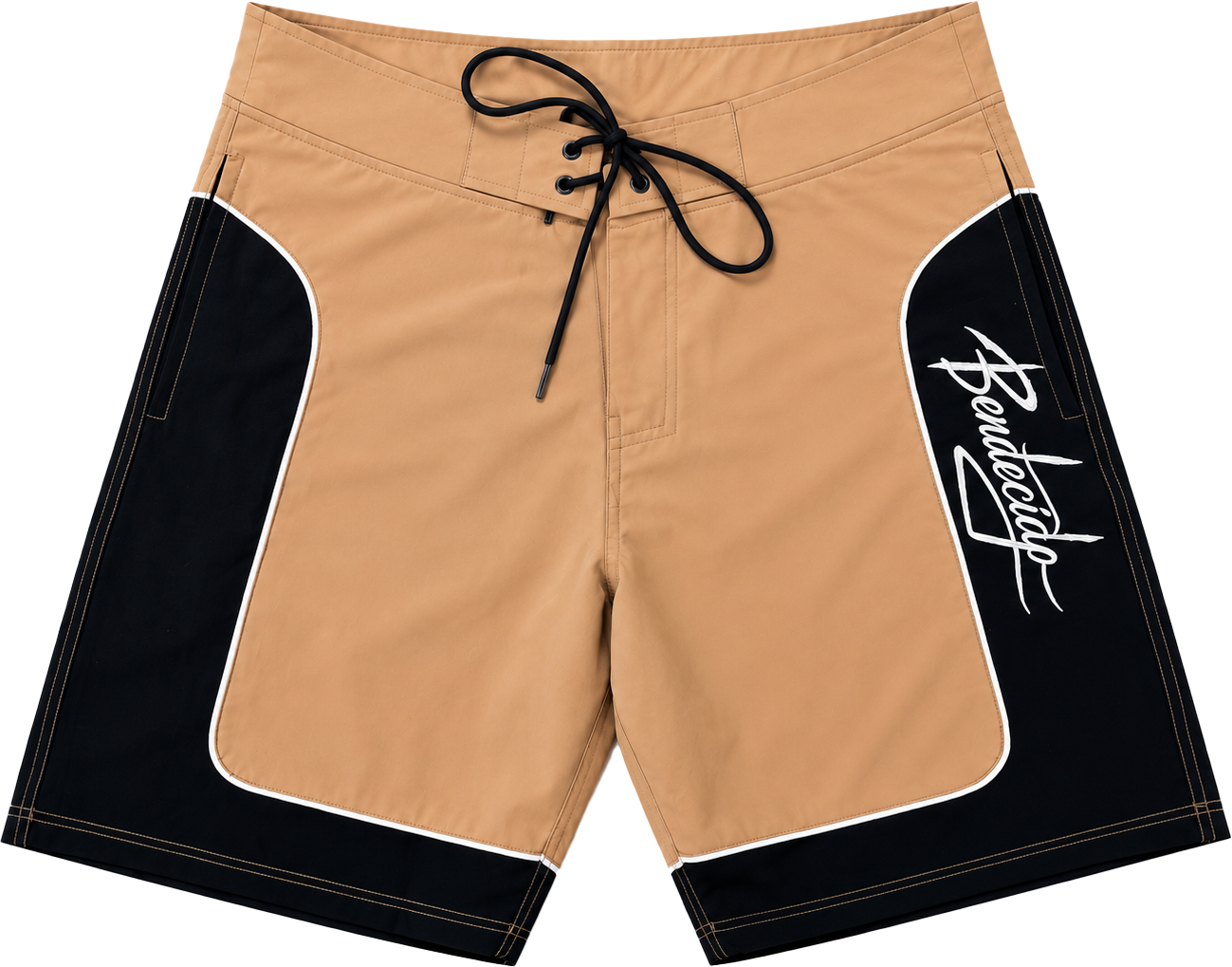 CREAM SWIMMING TRUNKS