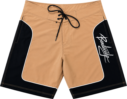 CREAM SWIMMING TRUNKS