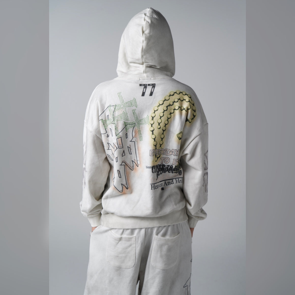 STUDDED  HOODIE