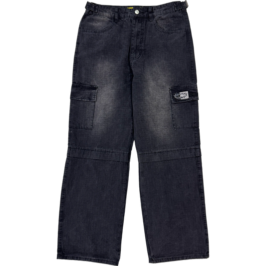 BLACK RIPSTOP CARGOS