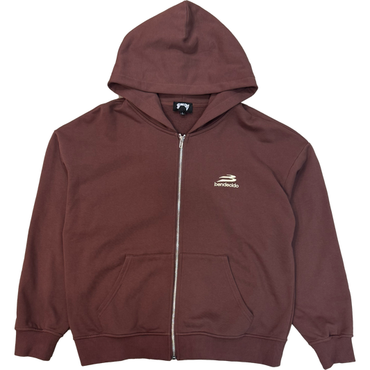 BROWN ZIP UPS
