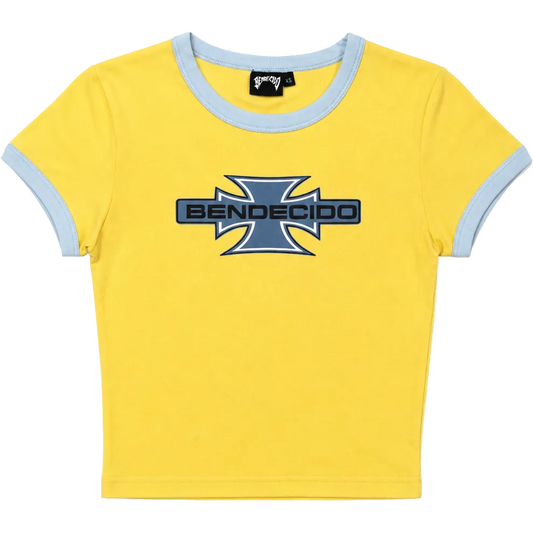 BABY CROSS CROP TEE